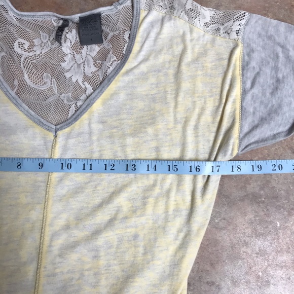 BKE burned out lace back tee - Picture 3 of 6